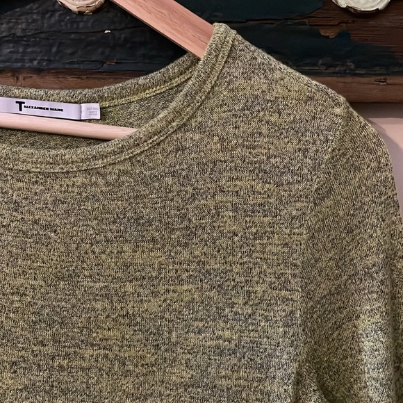 T Alexander Wang Marled Drape Back Mini Dress Tunic Size Small - Picture 8 of 16